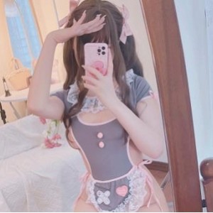 Twitter微密圈网红《小蔡头喵喵》可爱女仆视频