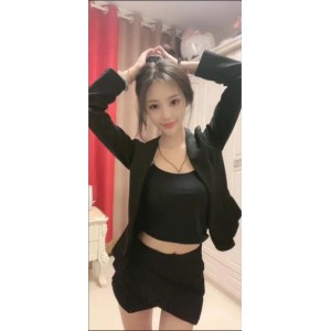 劲爆（快手网红小妹）小吊带火辣秀场