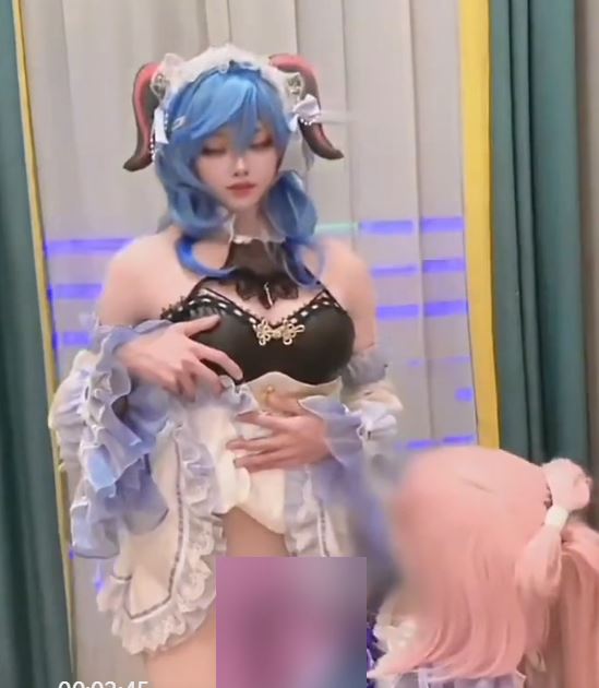 小纯网盘伪娘TS原神cos1V440M紧致释放太勾人
