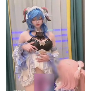 小纯网盘伪娘TS原神cos1V440M紧致释放太勾人